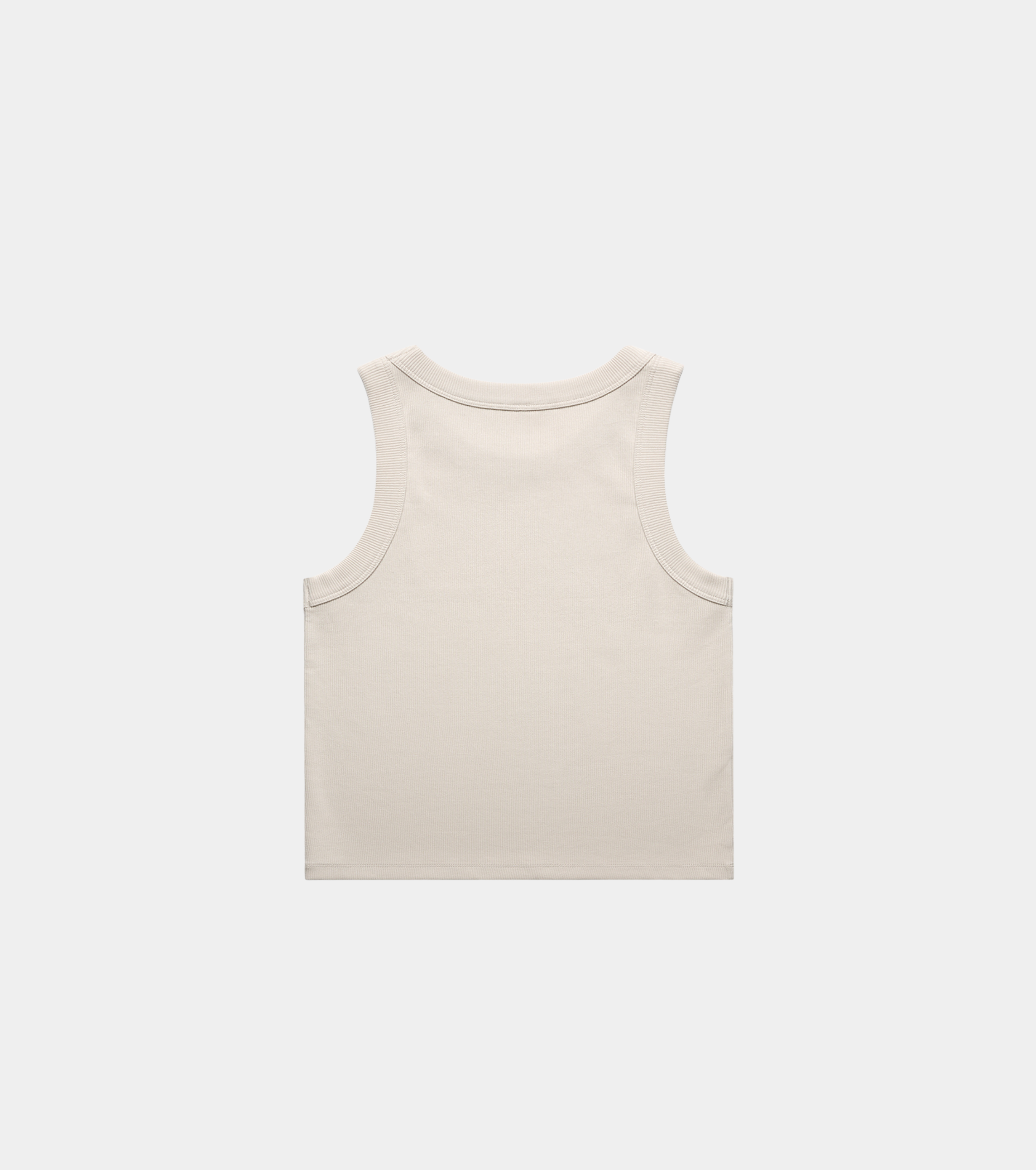 Wo's Organic Rib Crop Tank - Heart