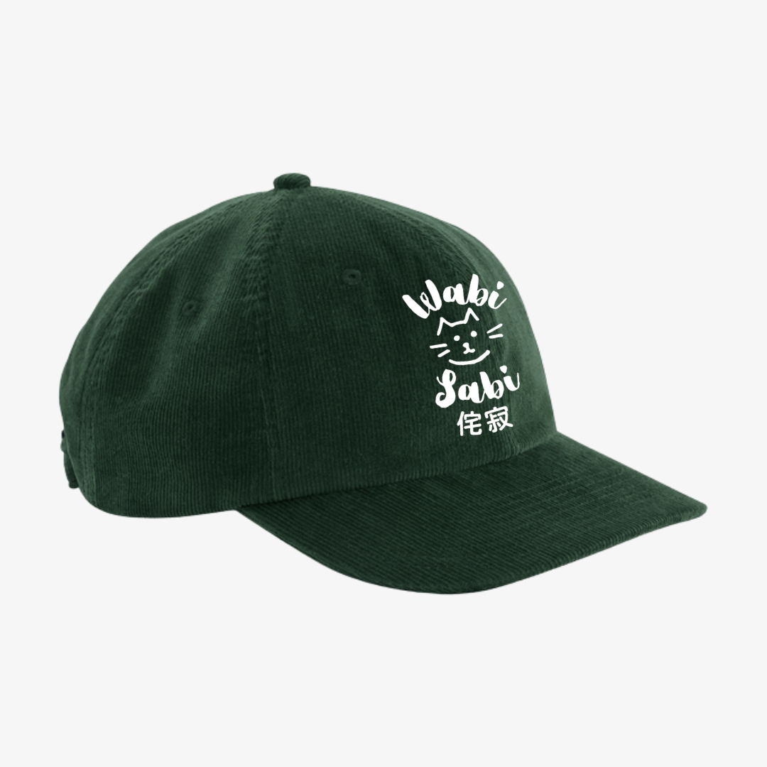 WABI-SABI CORD EMBROIDERY CAP