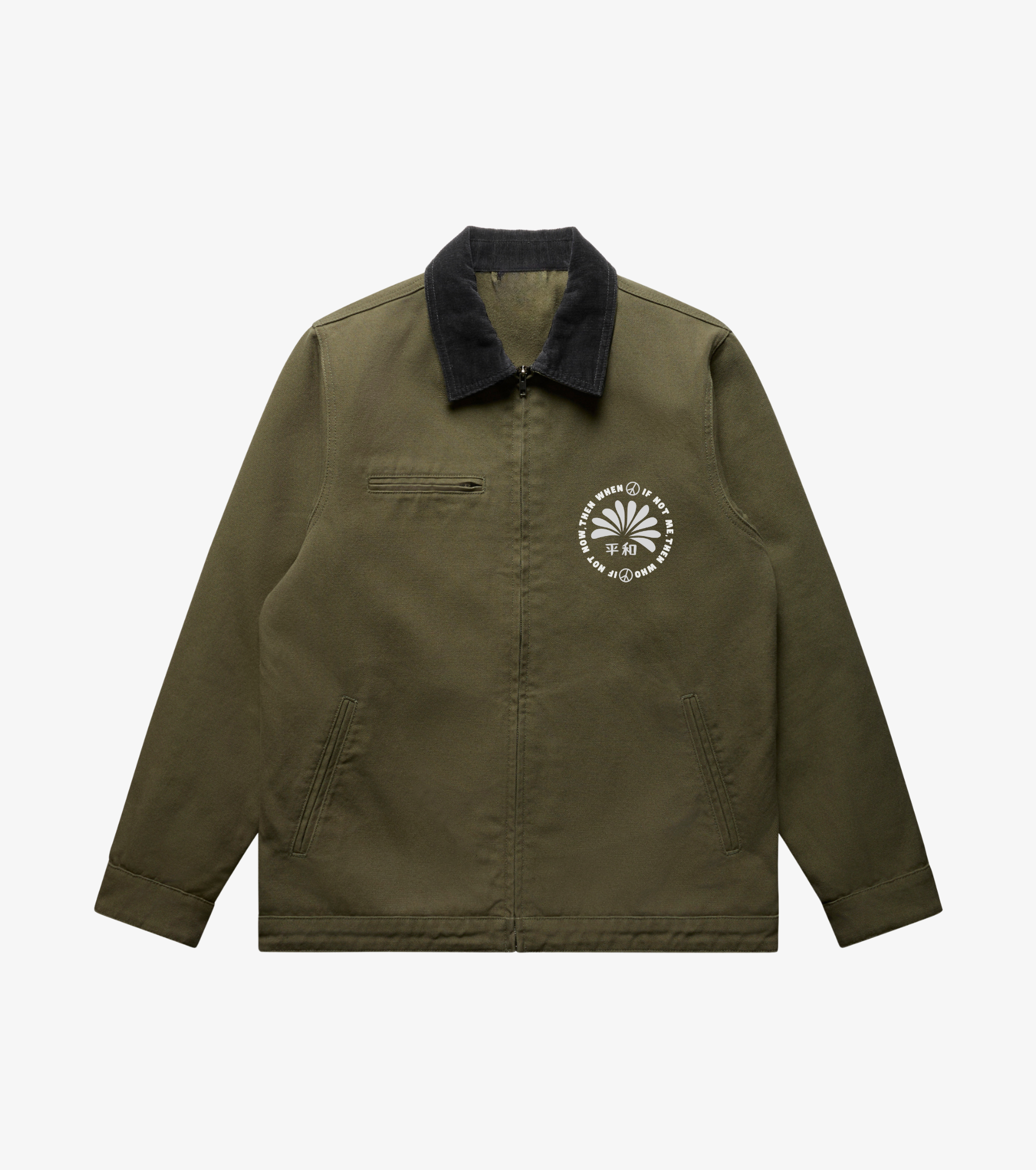 INN Embroidered Canvas Jacket