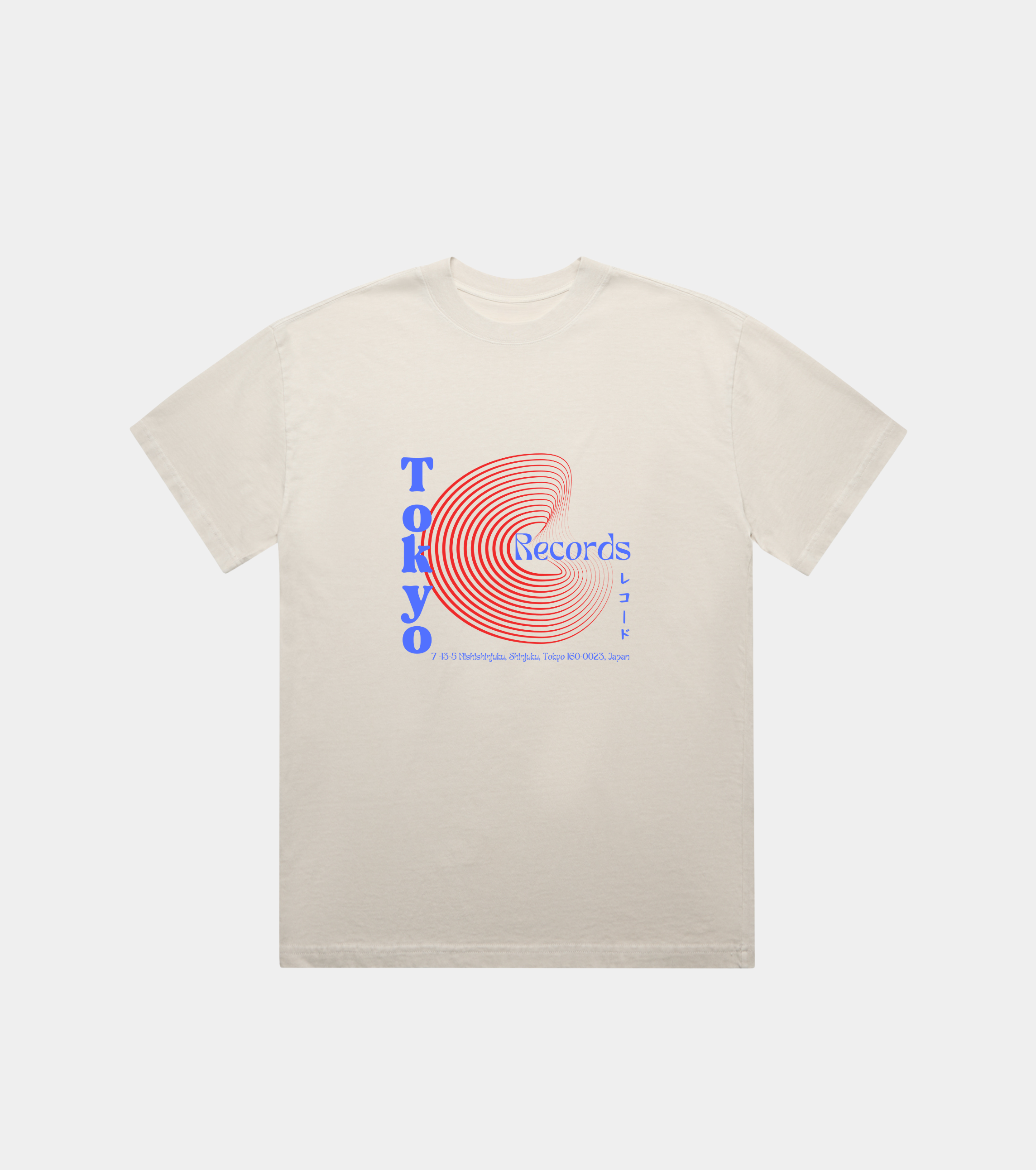 Tokyo Records T-Shirt - Boxy Fit