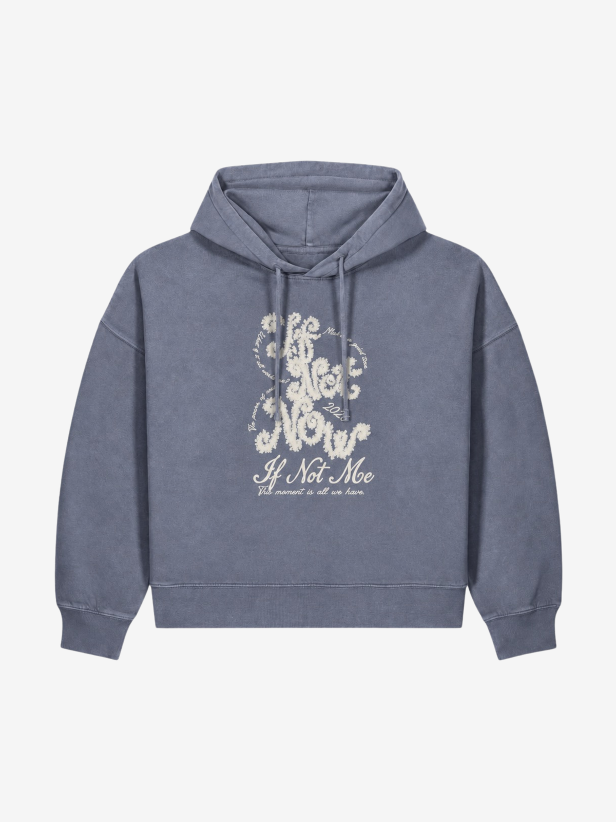 NOW - Garment-dyed hoodie