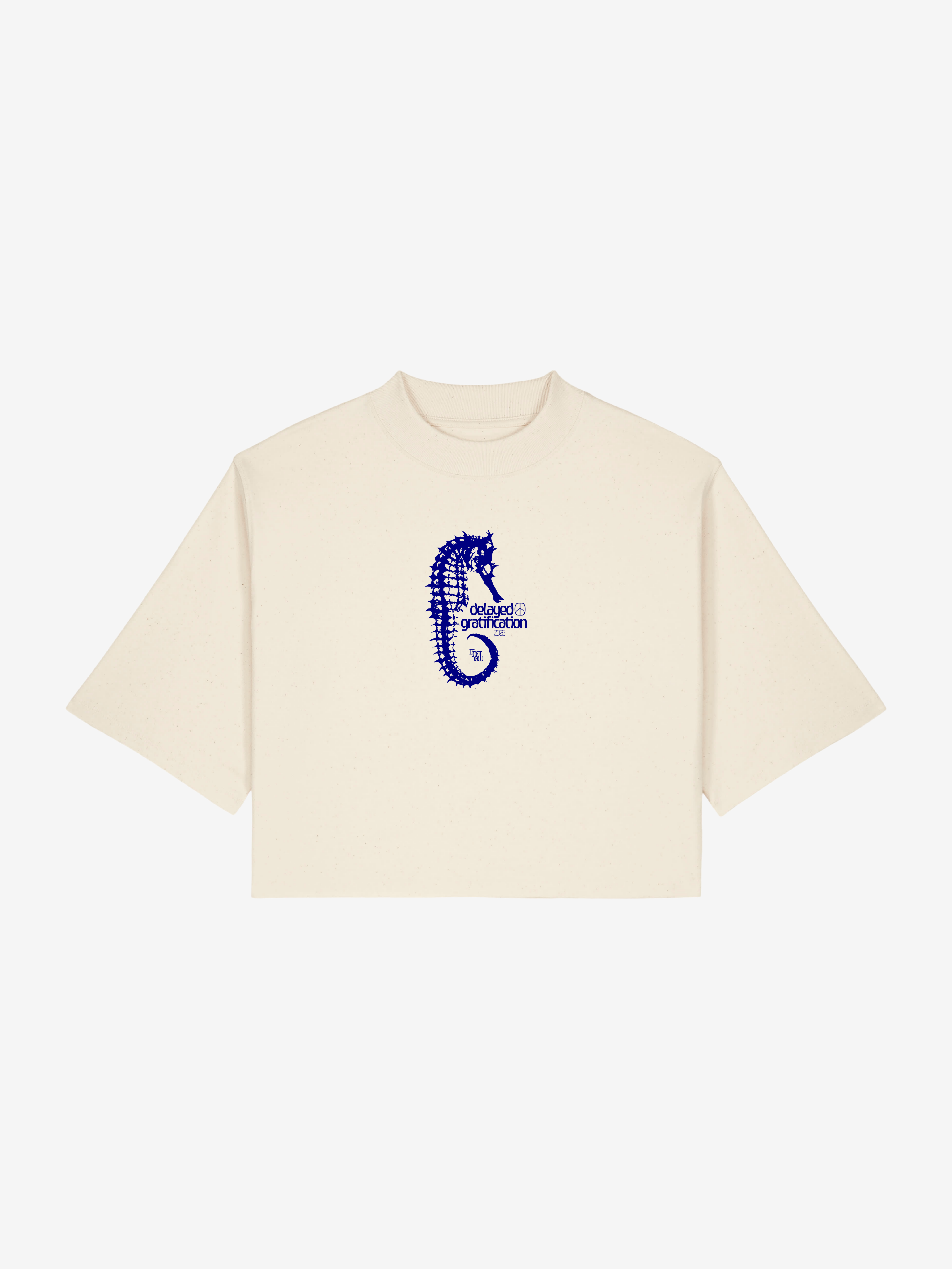 Delayed Horse- cropped Boxy T-Shirt