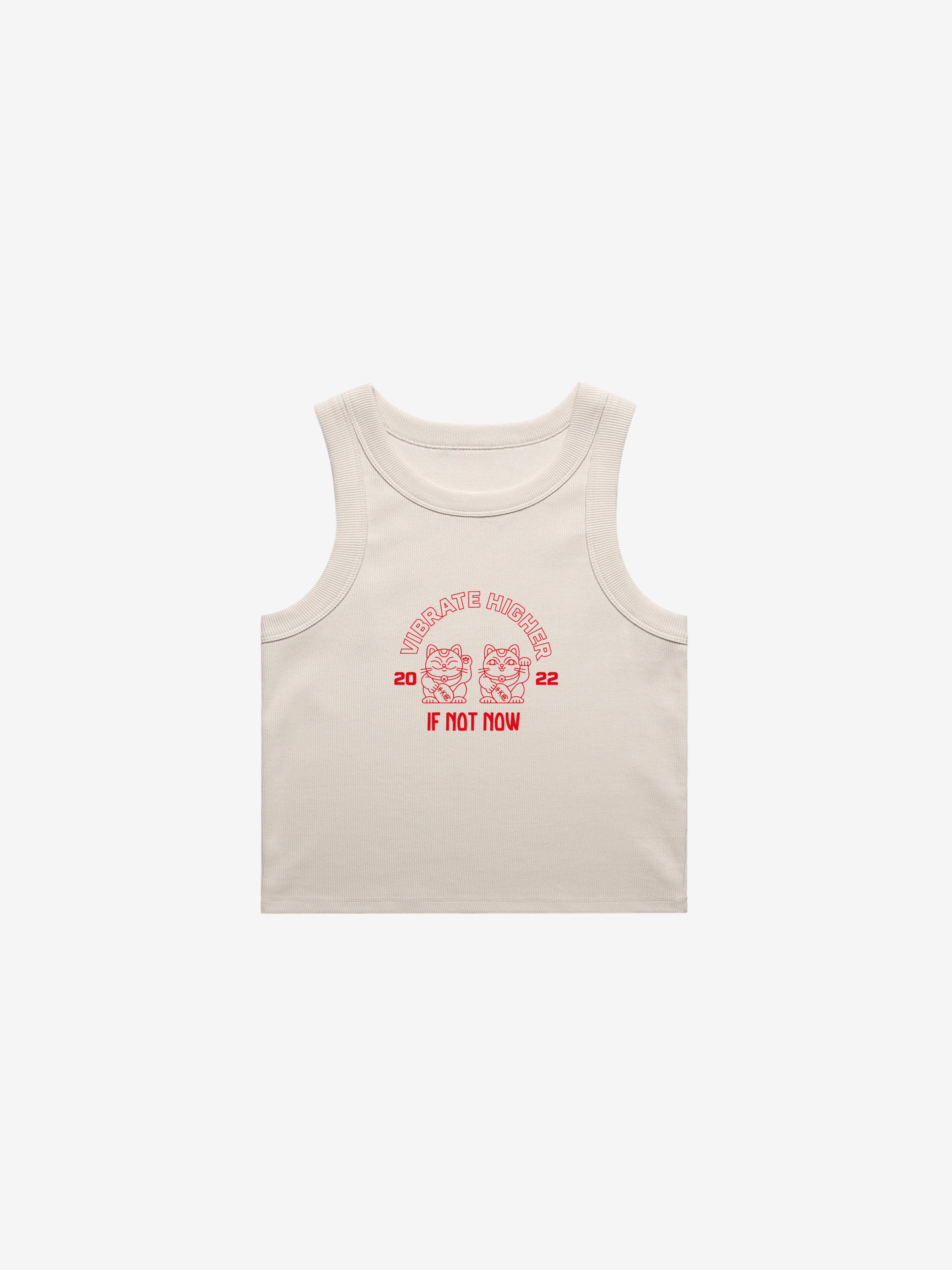 Vibrate Higher Rib Crop Tank