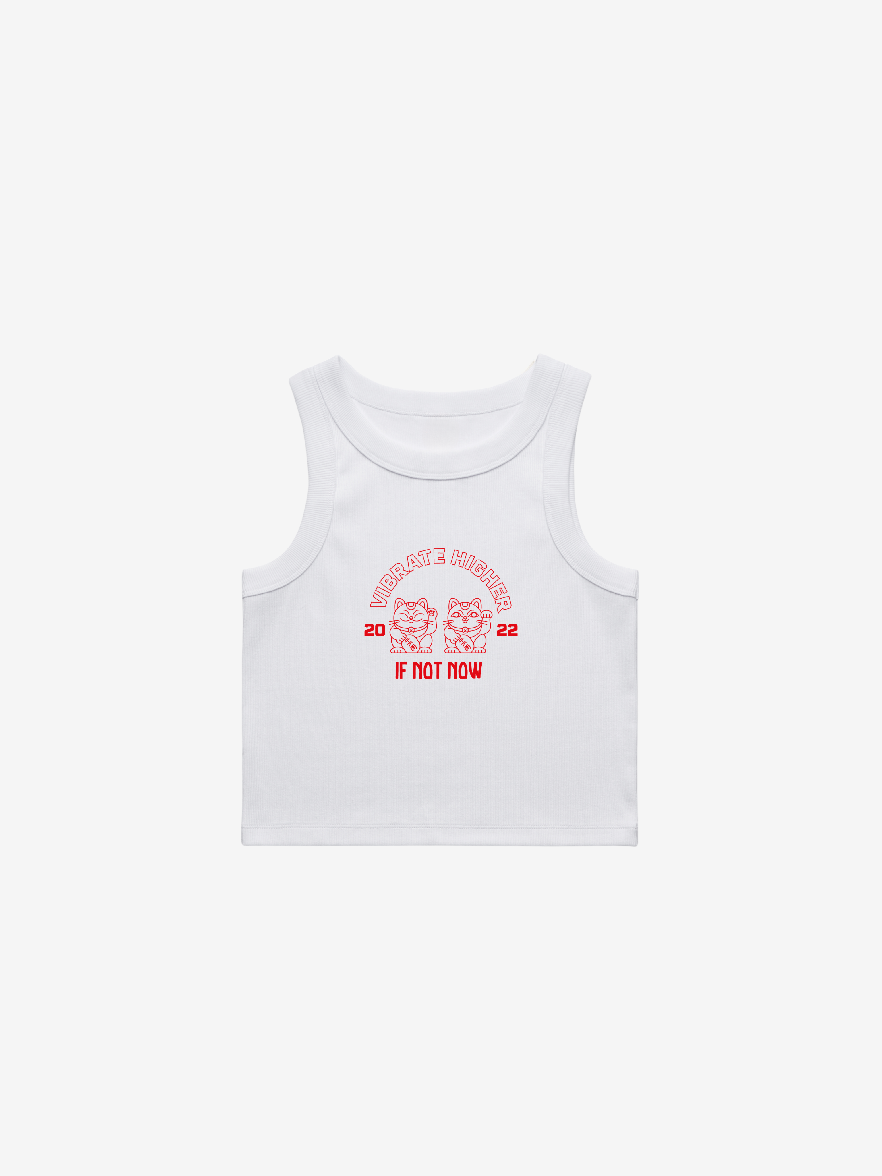 Vibrate Higher Rib Crop Tank