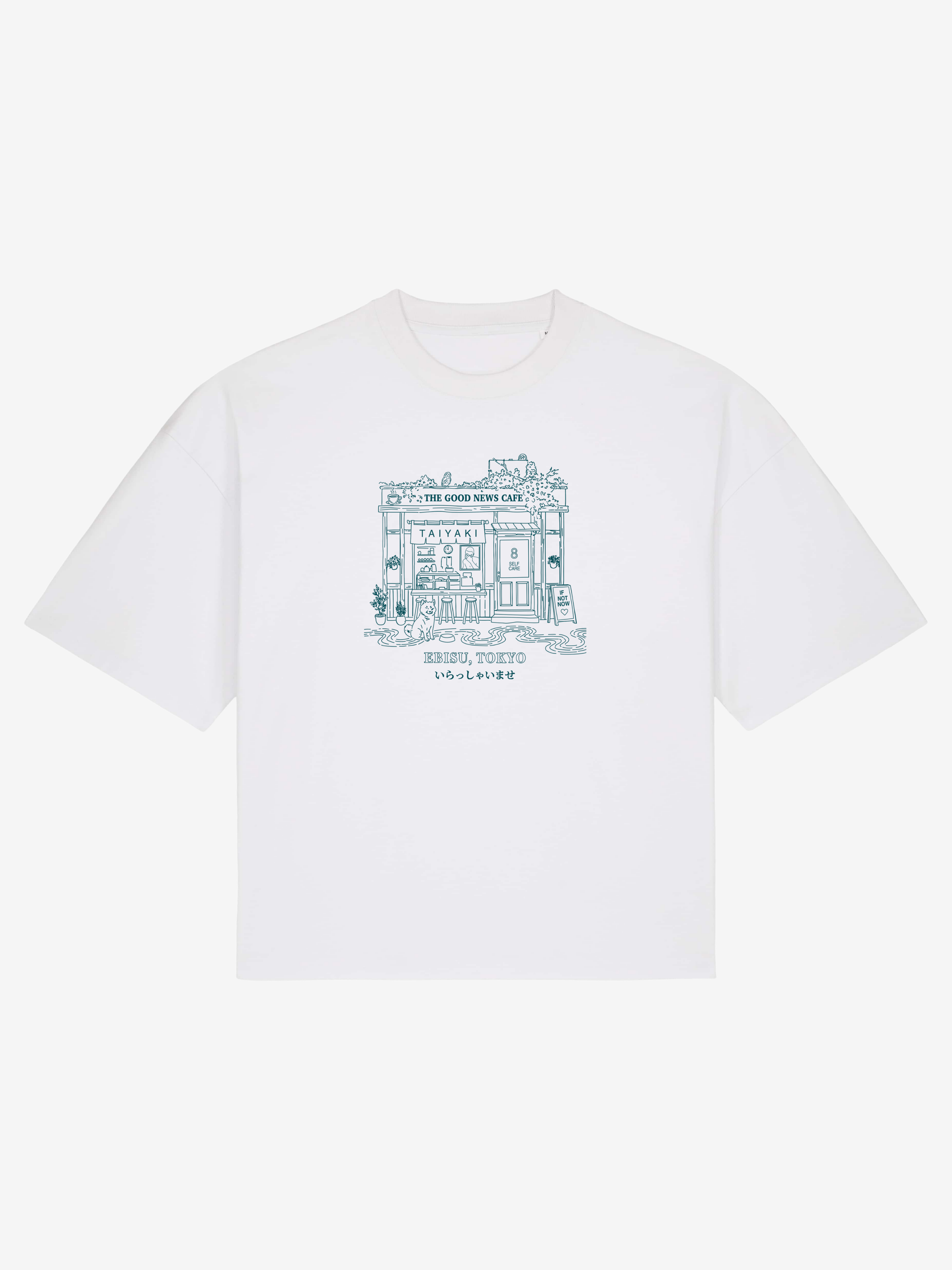 Good News Cafe - cropped Boxy T-Shirt