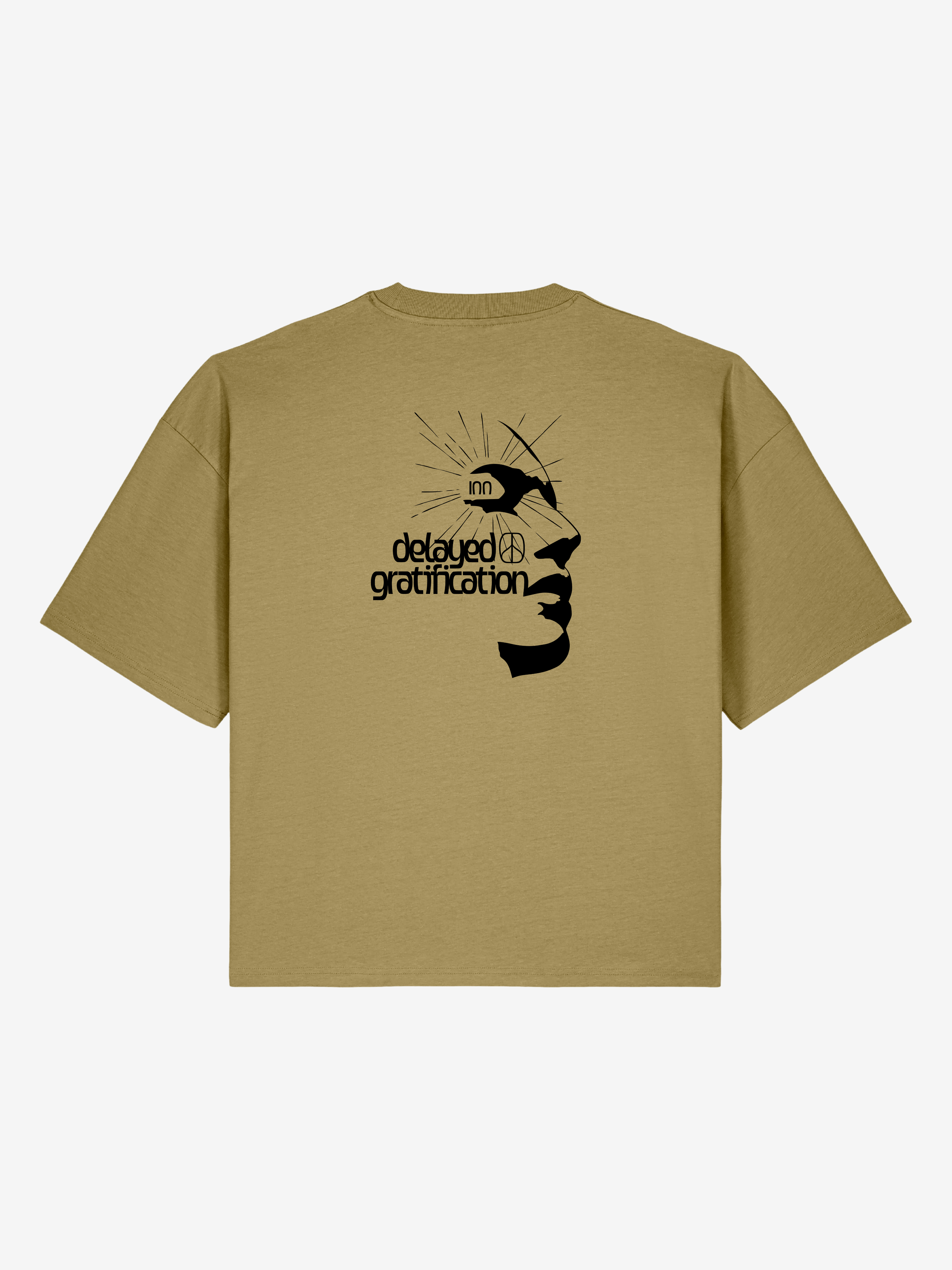 Delayed Human - cropped Boxy T-Shirt