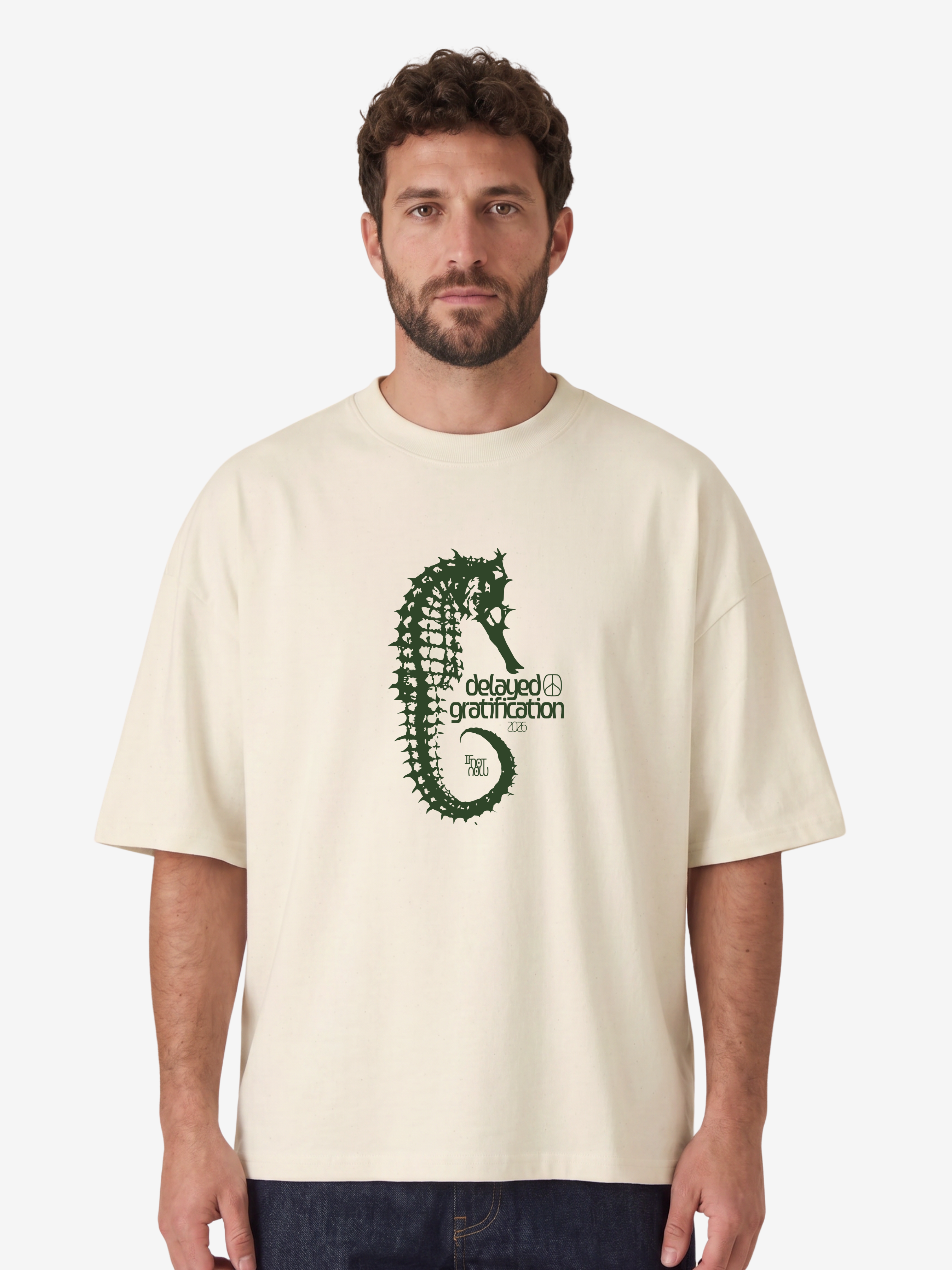 Delayed Horse - cropped Boxy T-Shirt