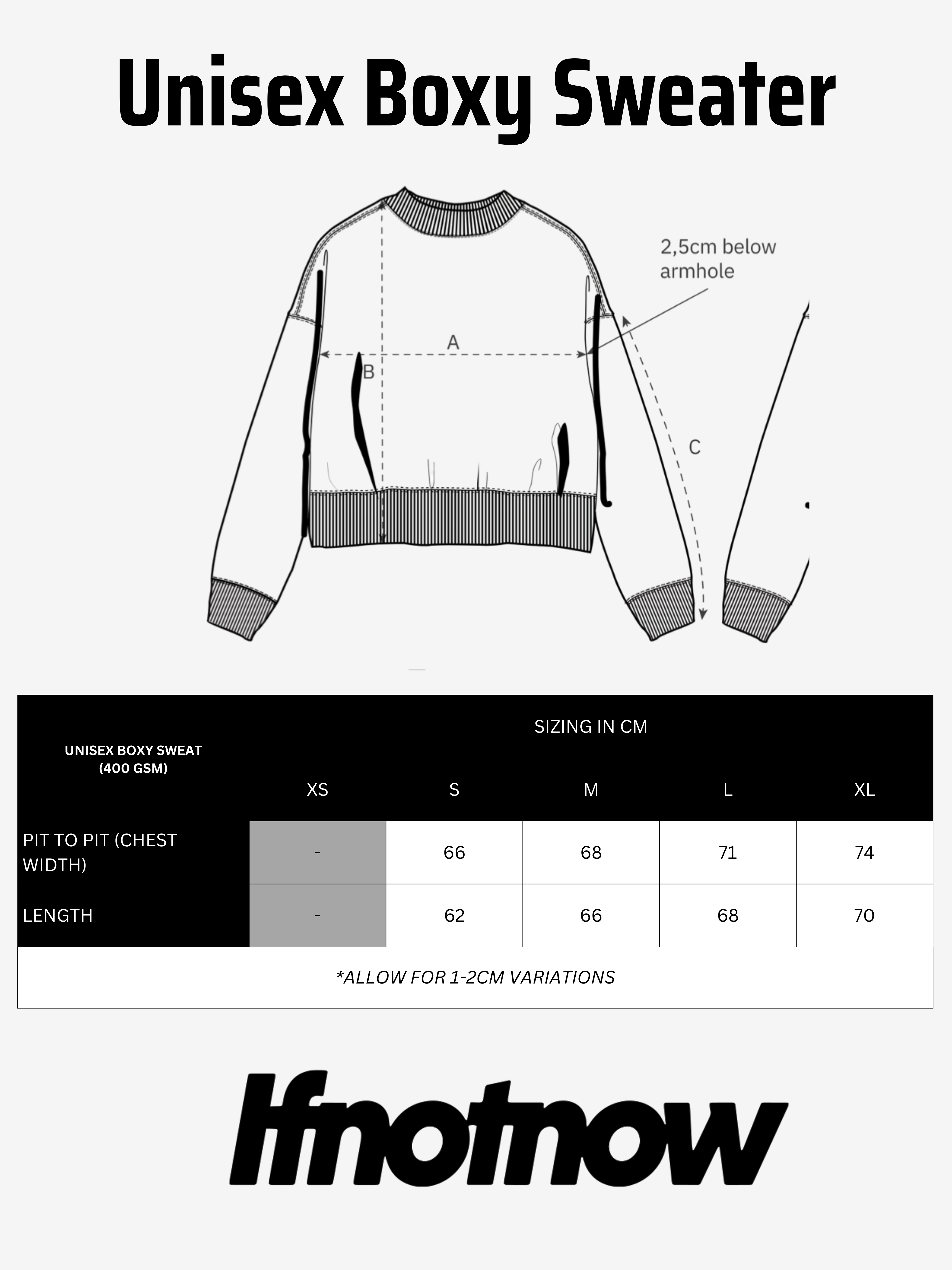 Analog cropped boxy Sweatshirt