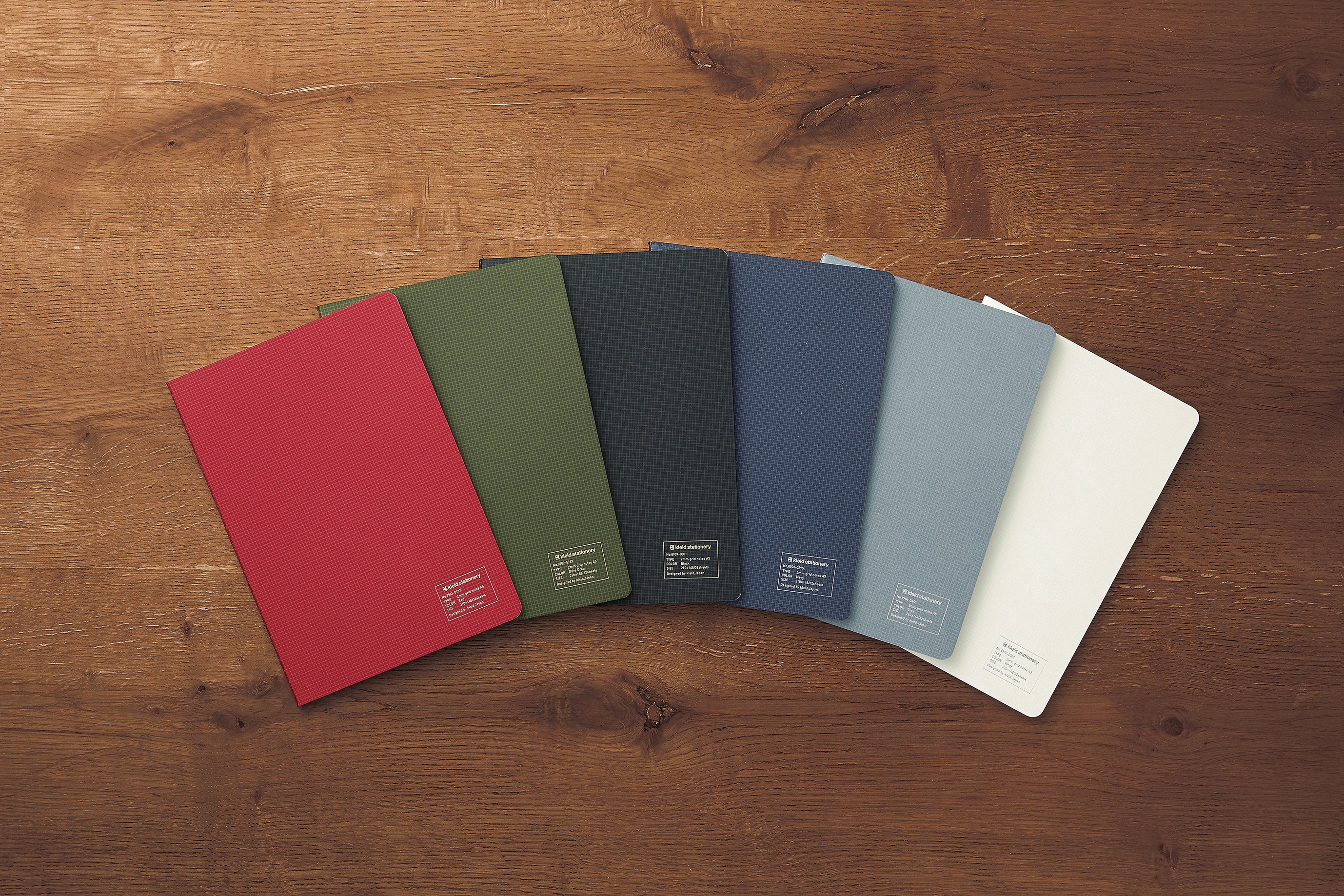 Kleid A5 Grid Notes notebook - Grey