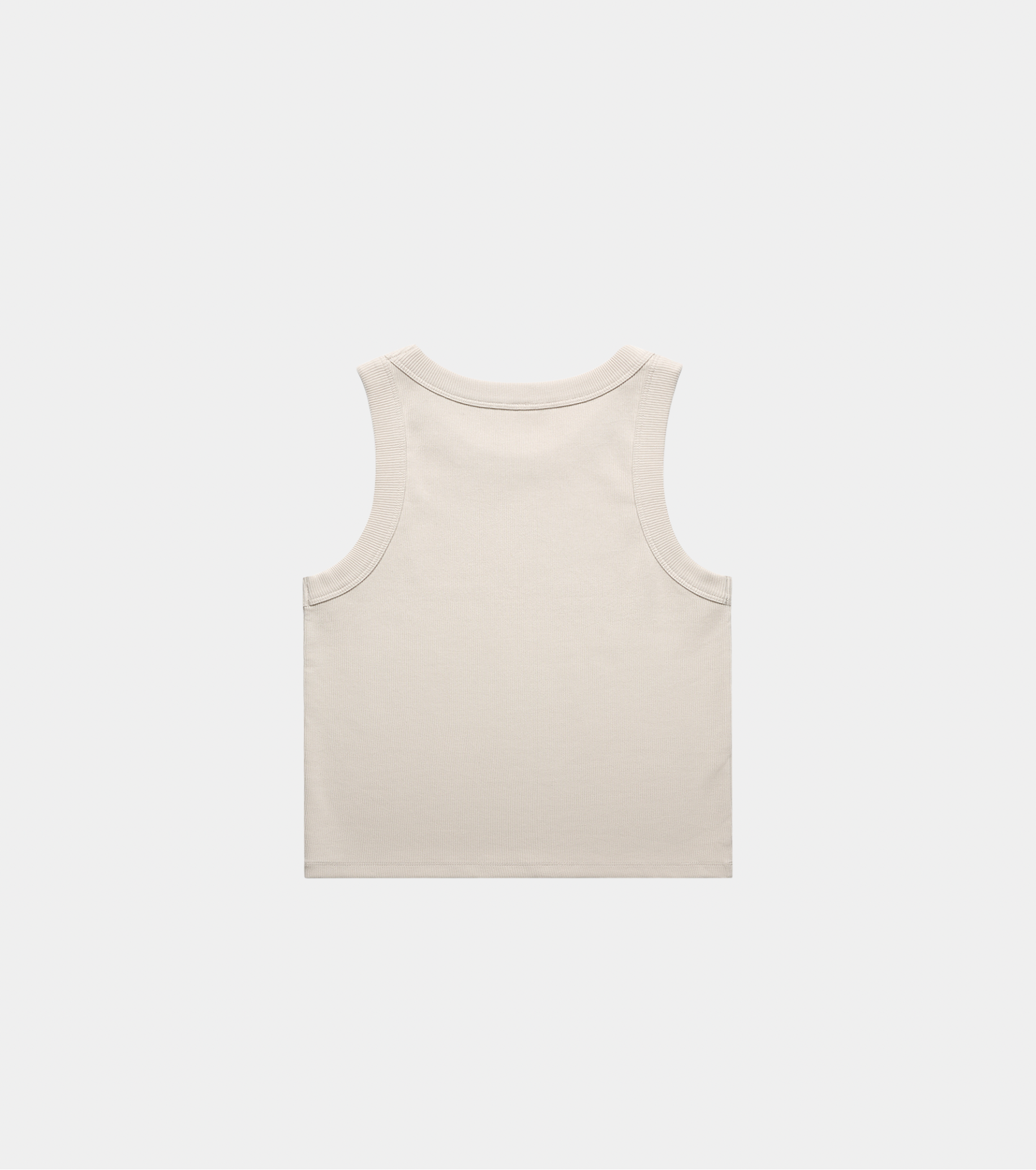 Wo's Organic Rib Crop Tank  - Vibrate Higher