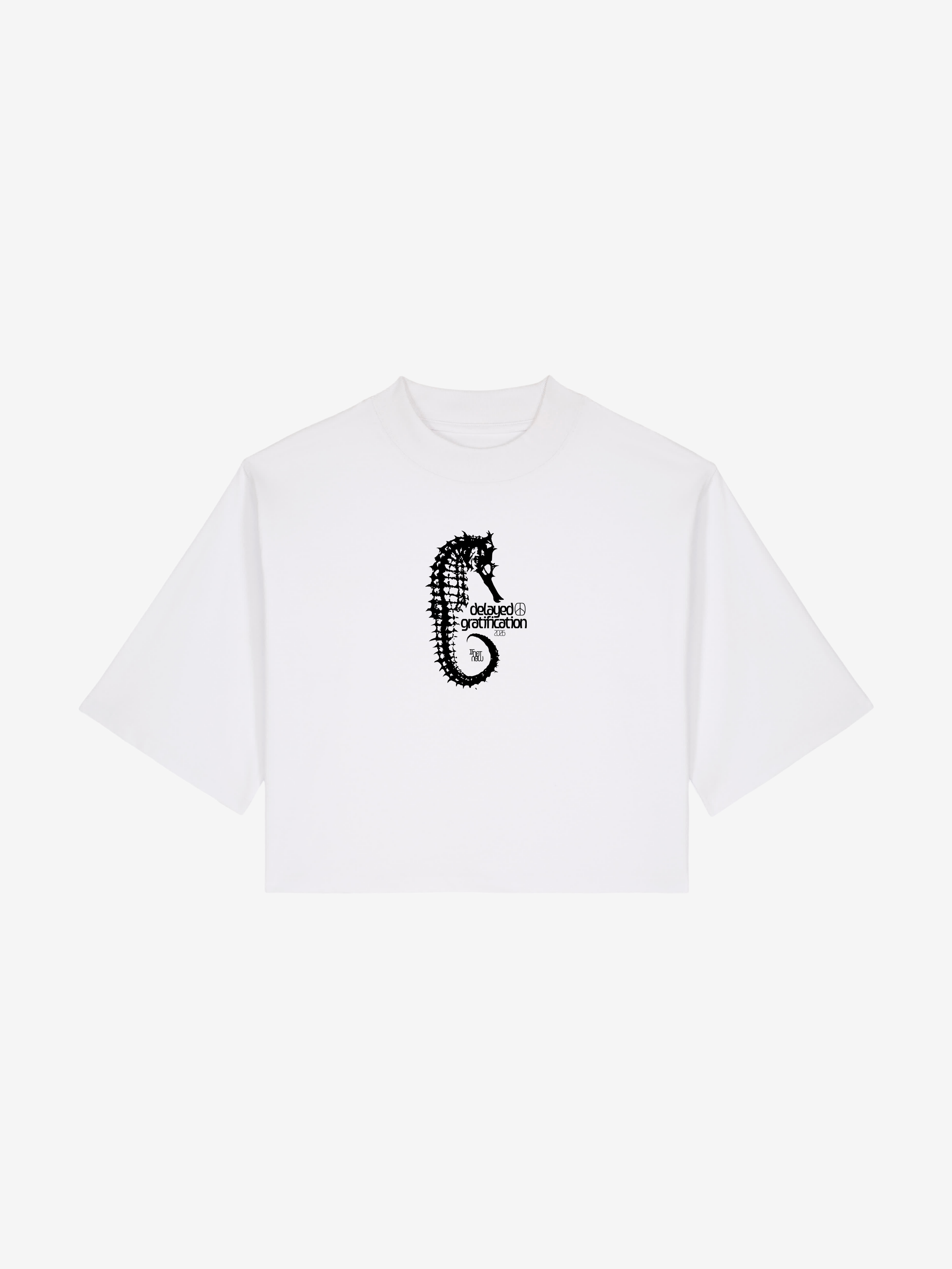 Delayed Horse- cropped Boxy T-Shirt