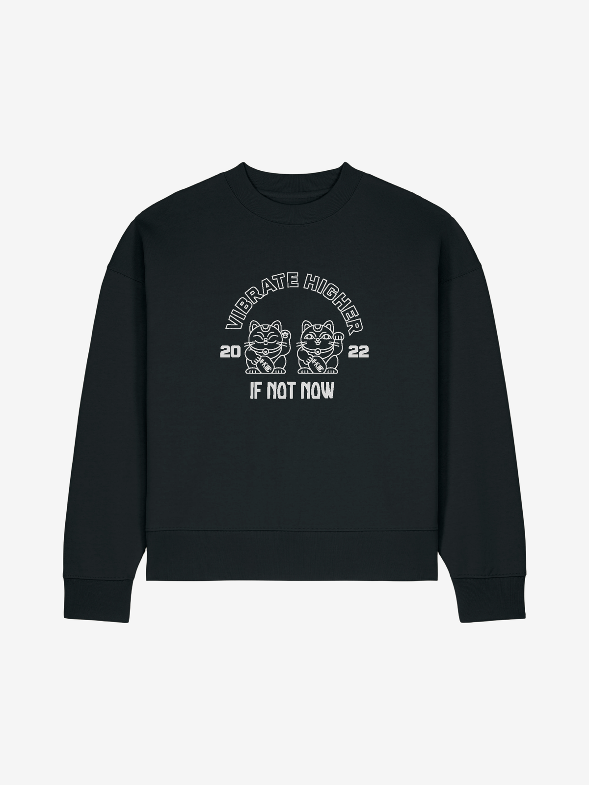 Vibe High - cropped boxy sweatshirt