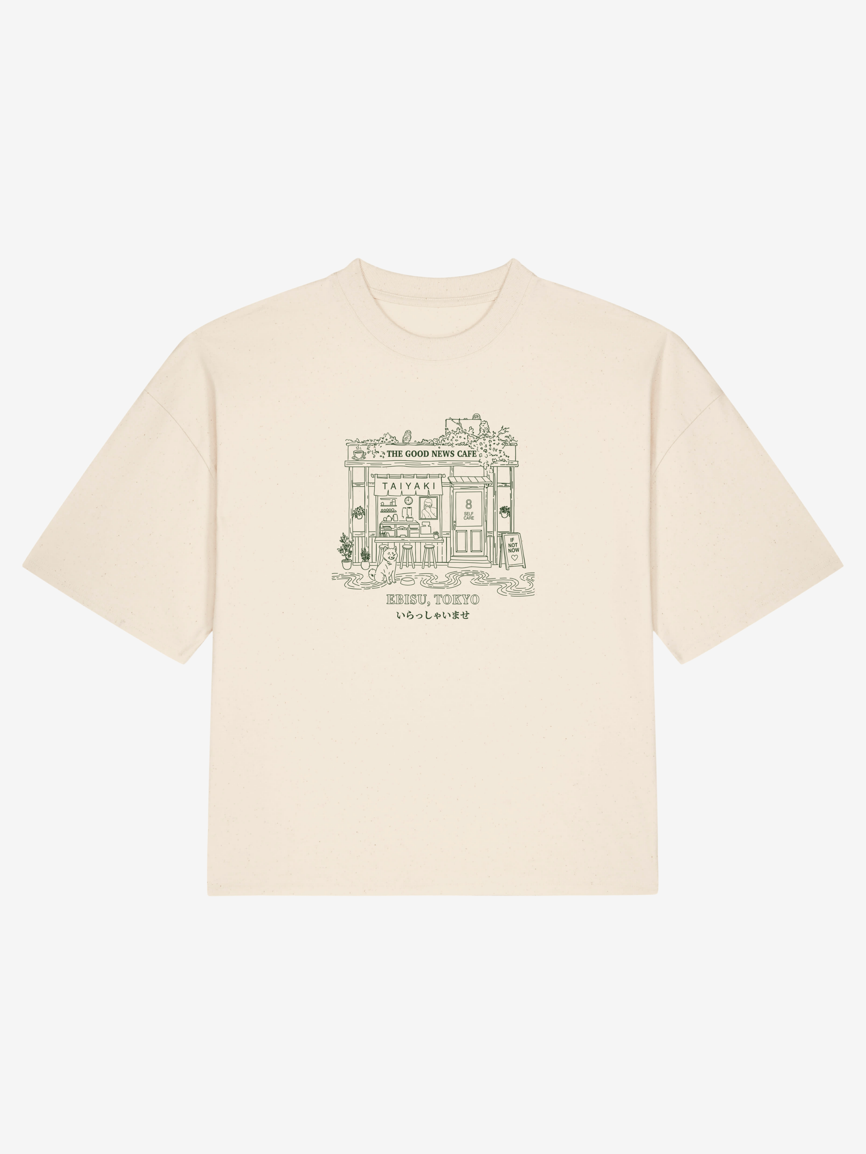 Good News Cafe - cropped Boxy T-Shirt