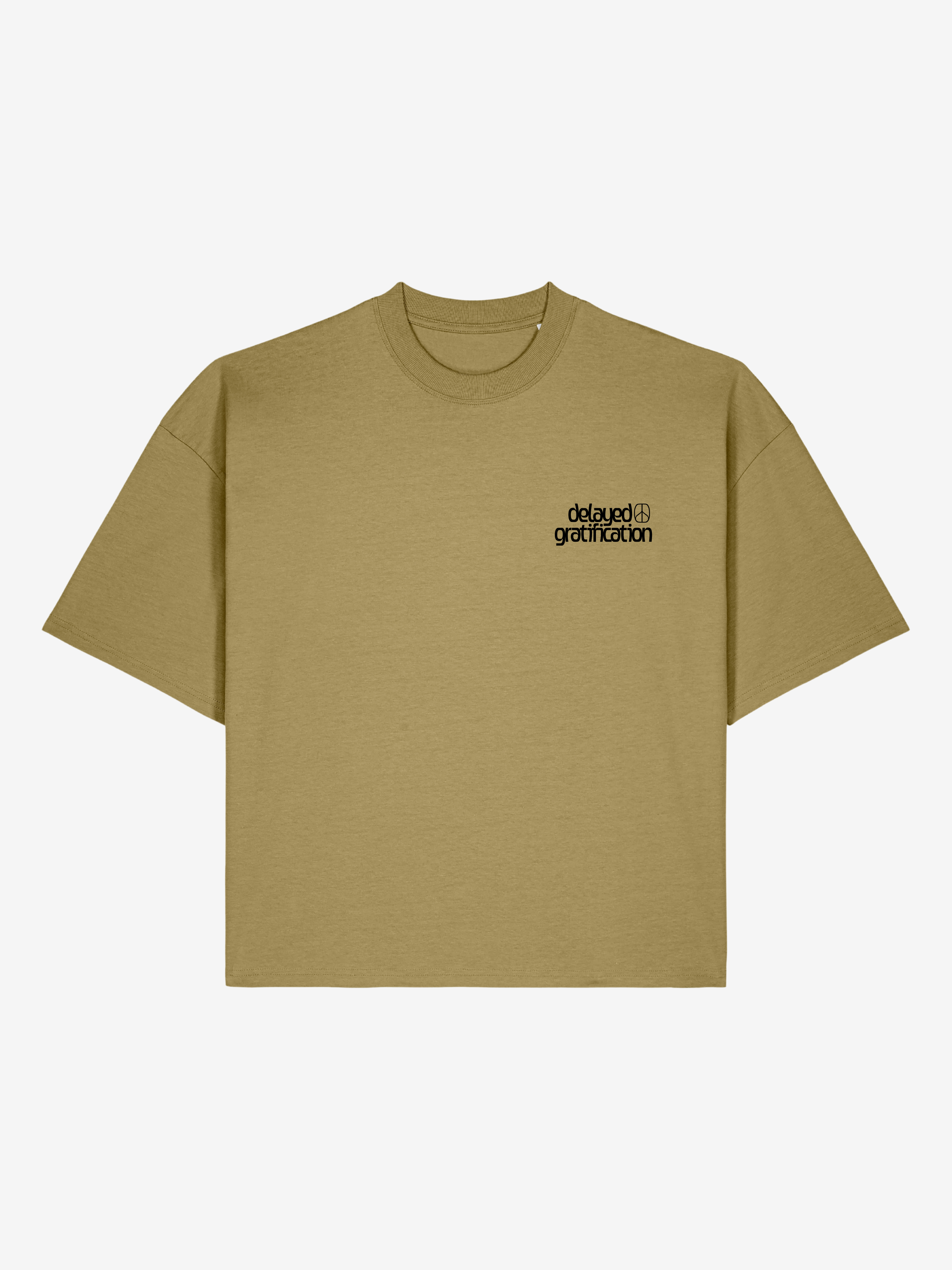Delayed Human - cropped Boxy T-Shirt