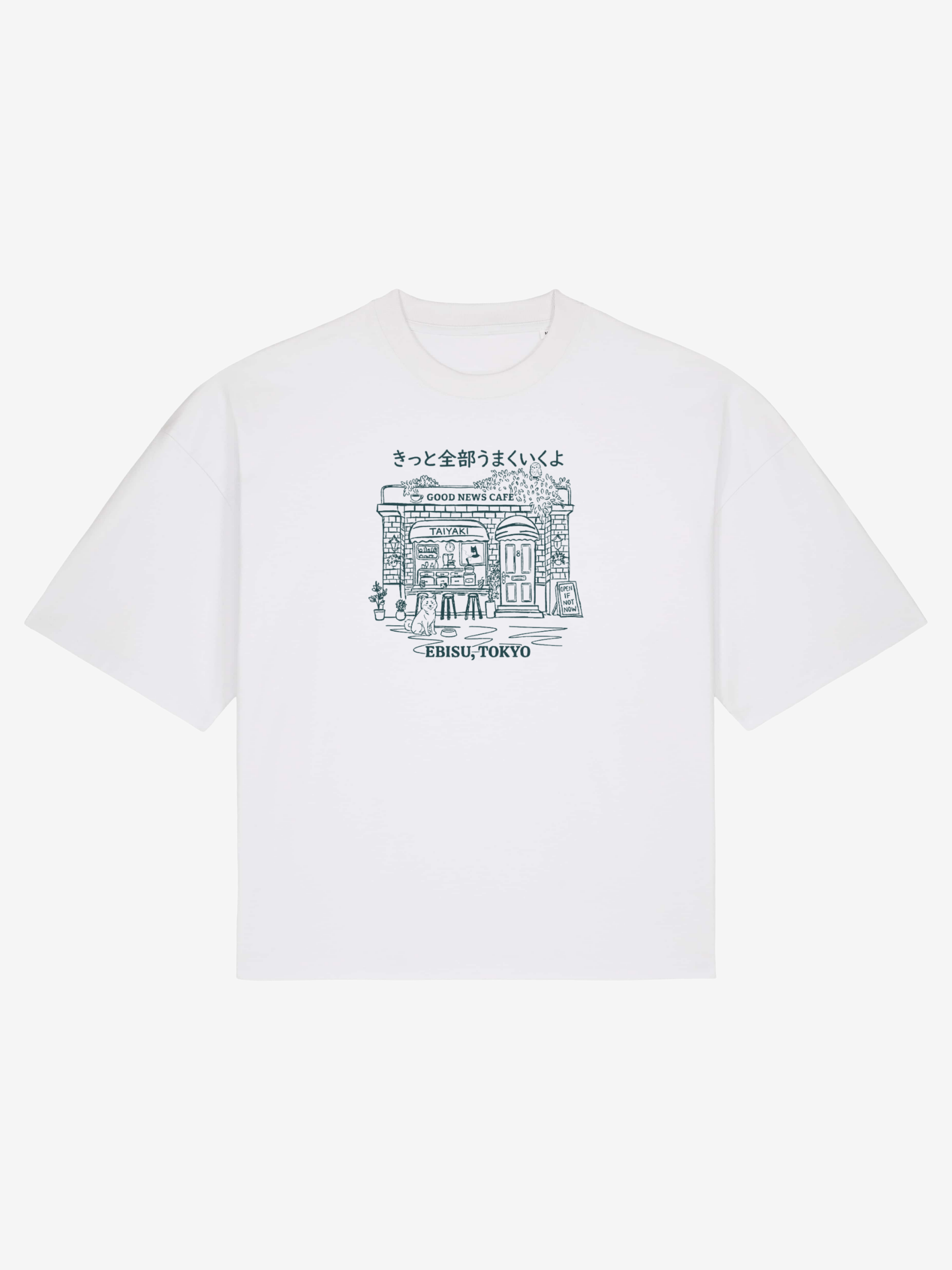 Good News Cafe - cropped Boxy T-Shirt
