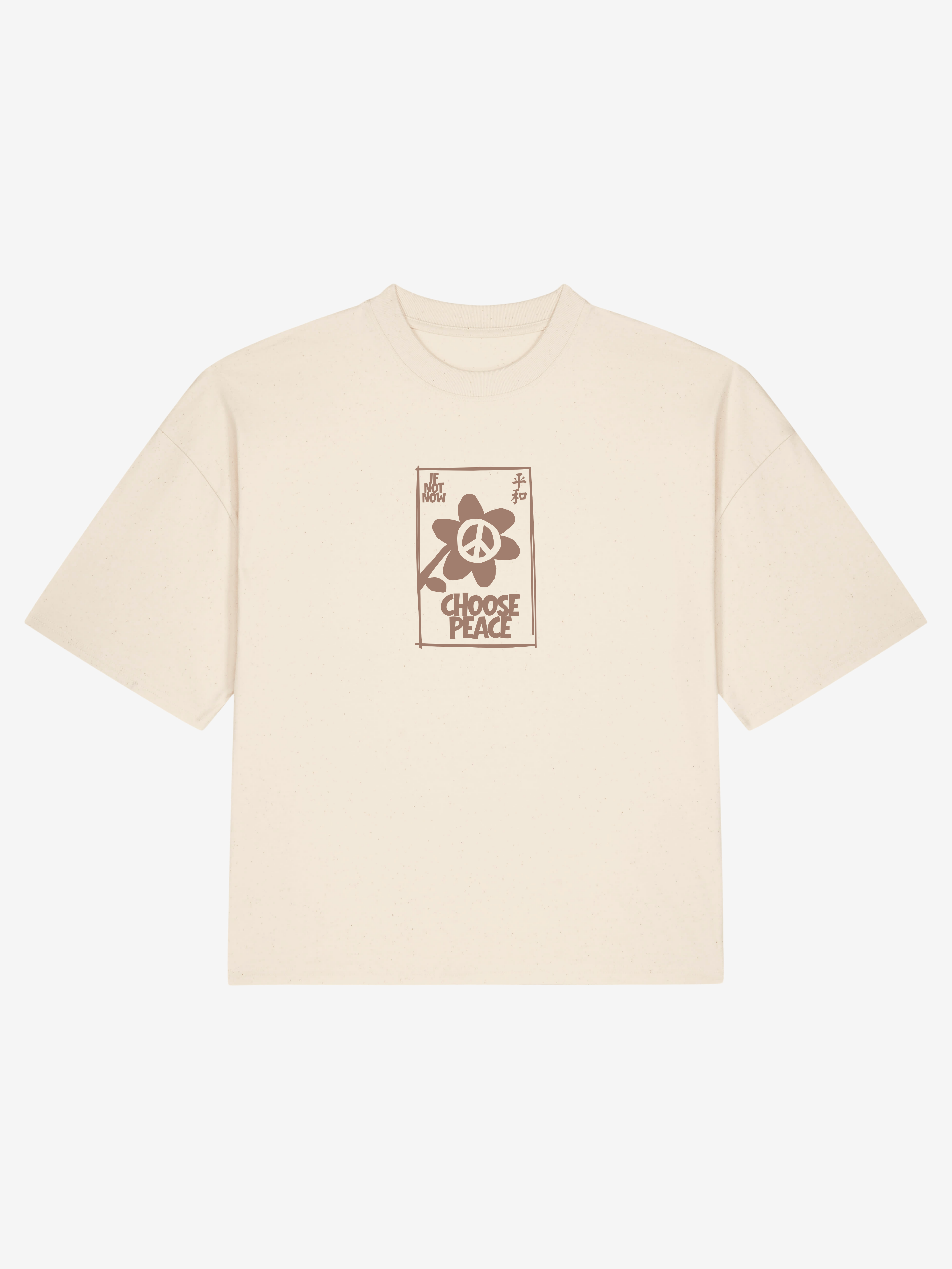 Choose Peace - cropped Boxy T-Shirt