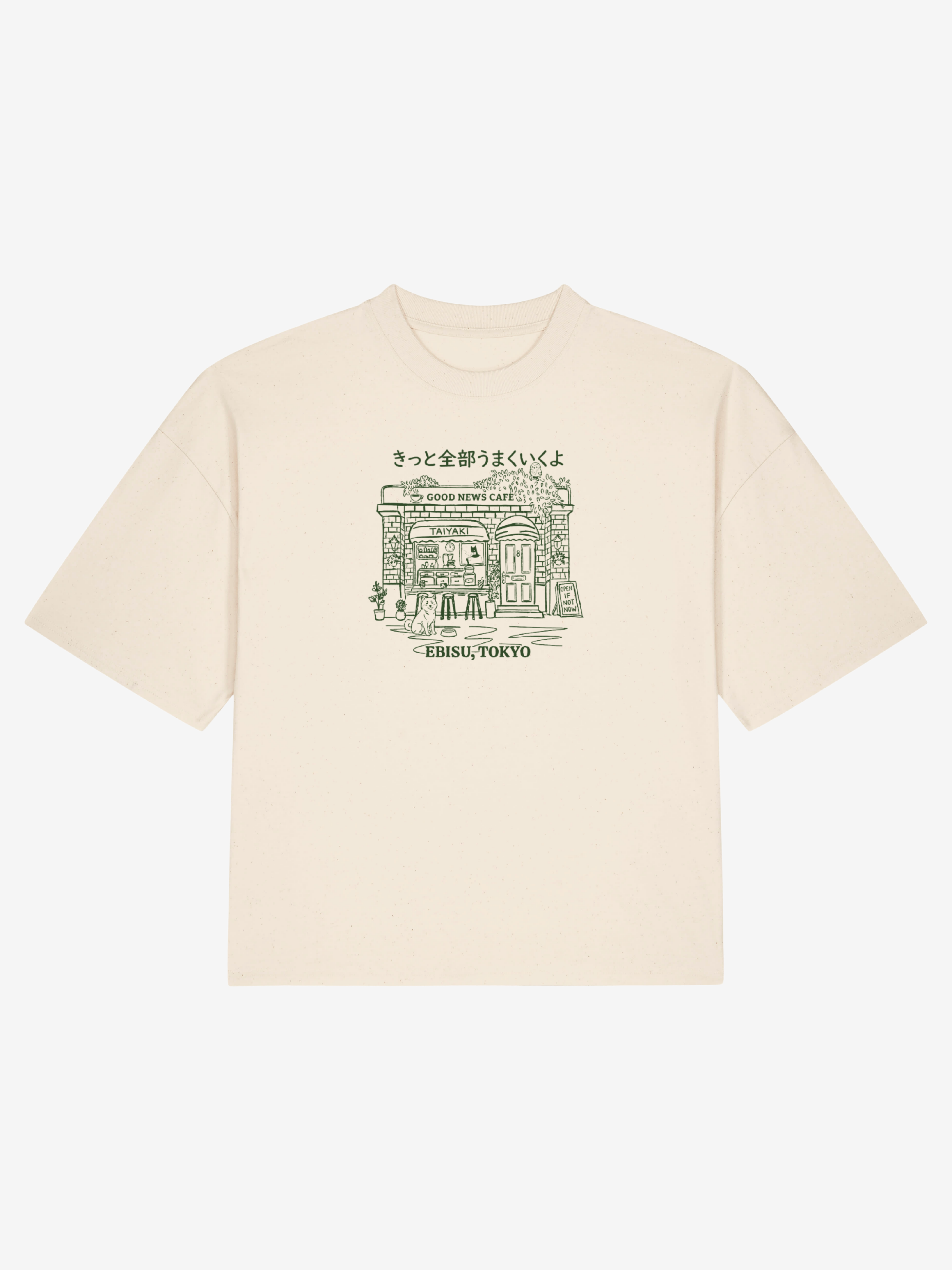 Good News Cafe - cropped Boxy T-Shirt