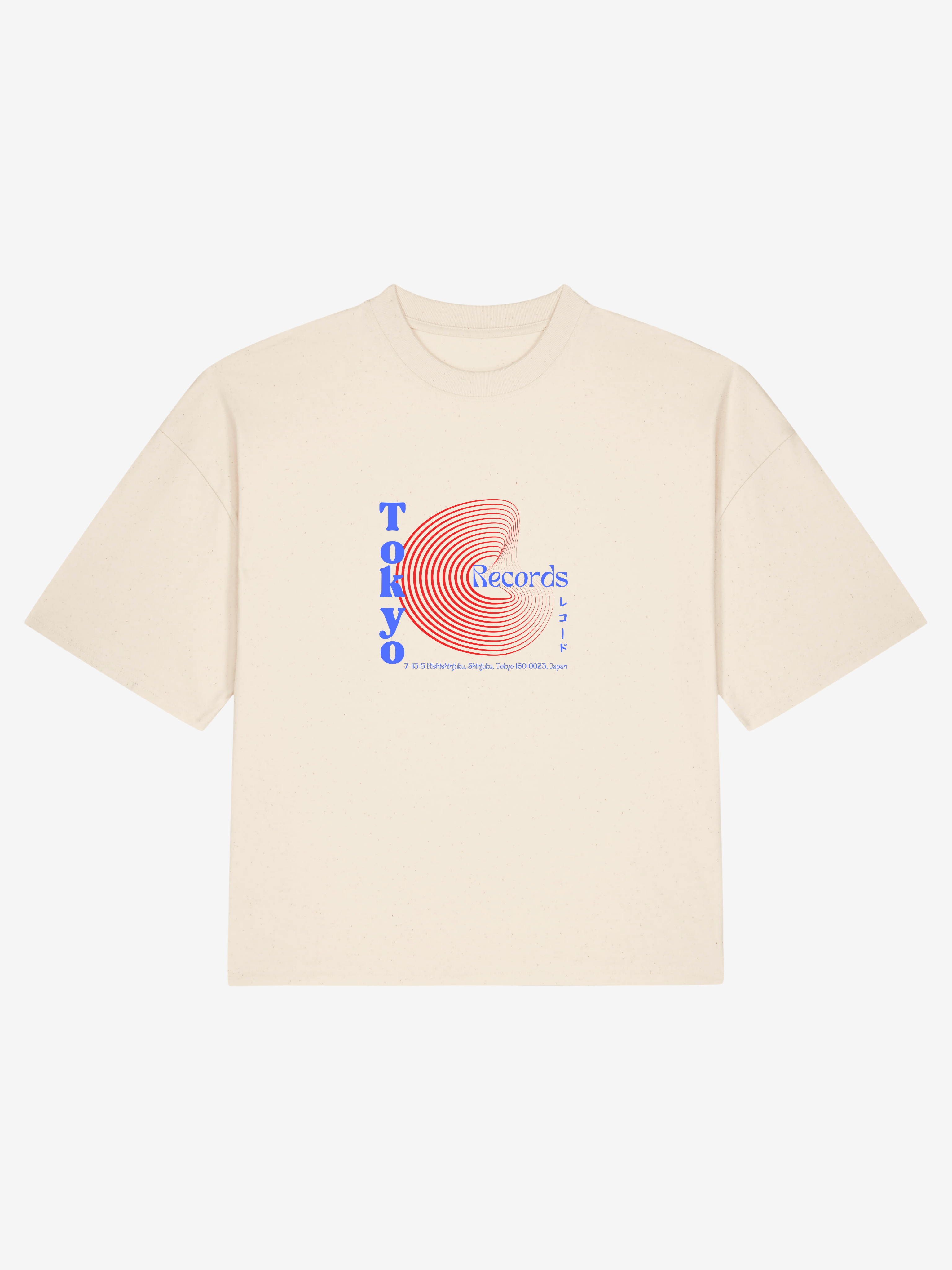 Tokyo Records - cropped Boxy T-Shirt