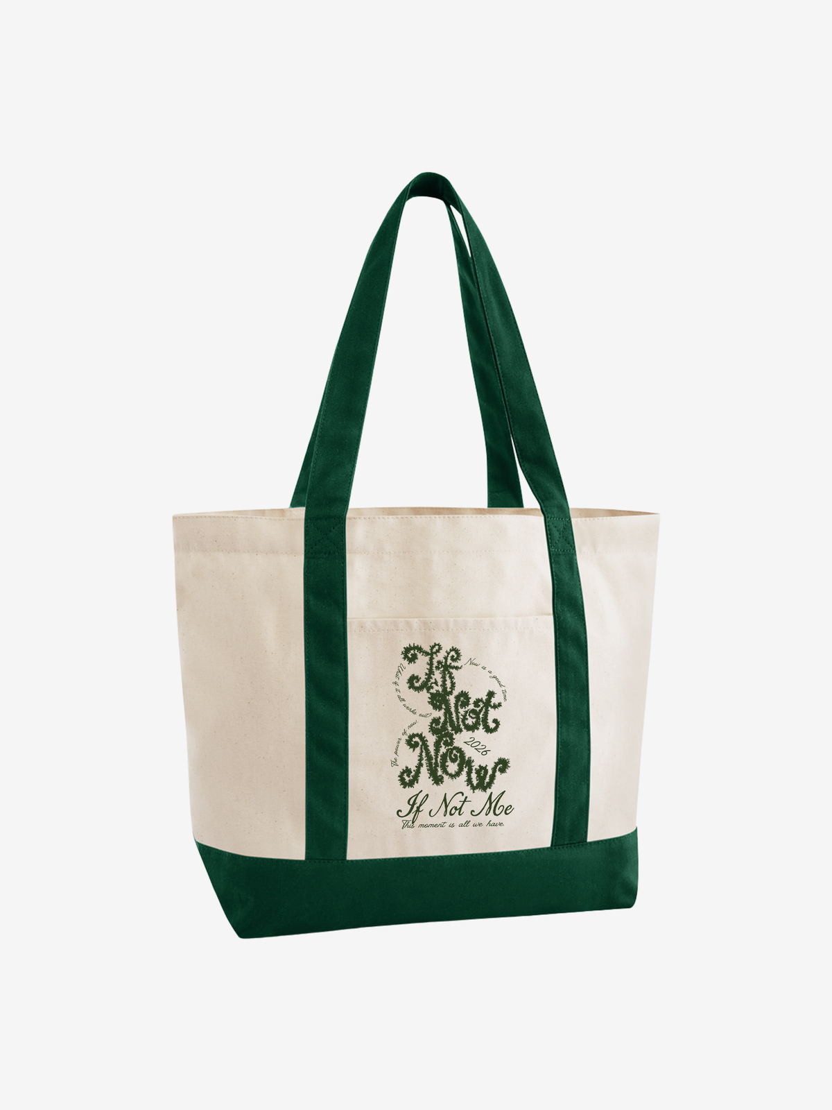 NOW - Organic varsity shopper