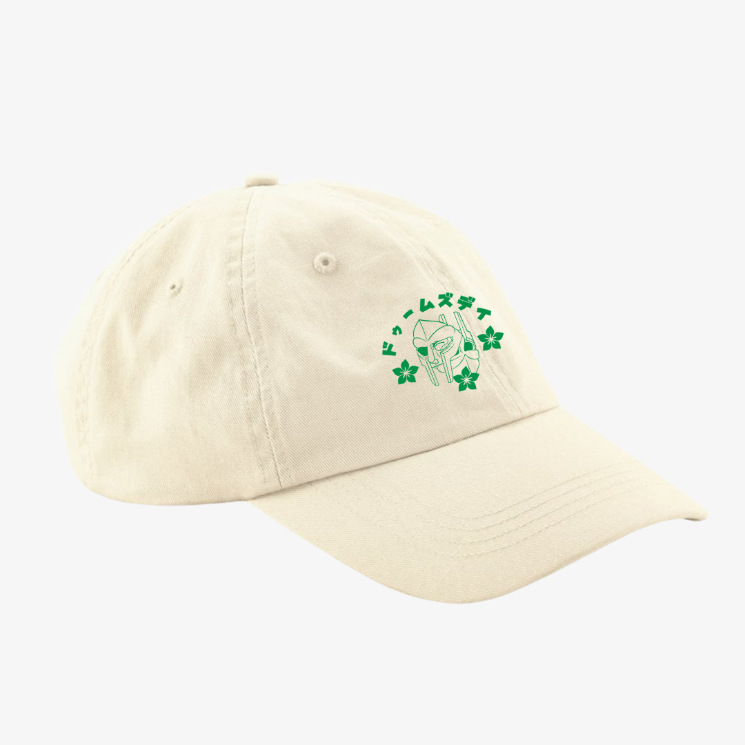 DOOMSDAY ORGANIC NATURAL EMBROIDERY CAP