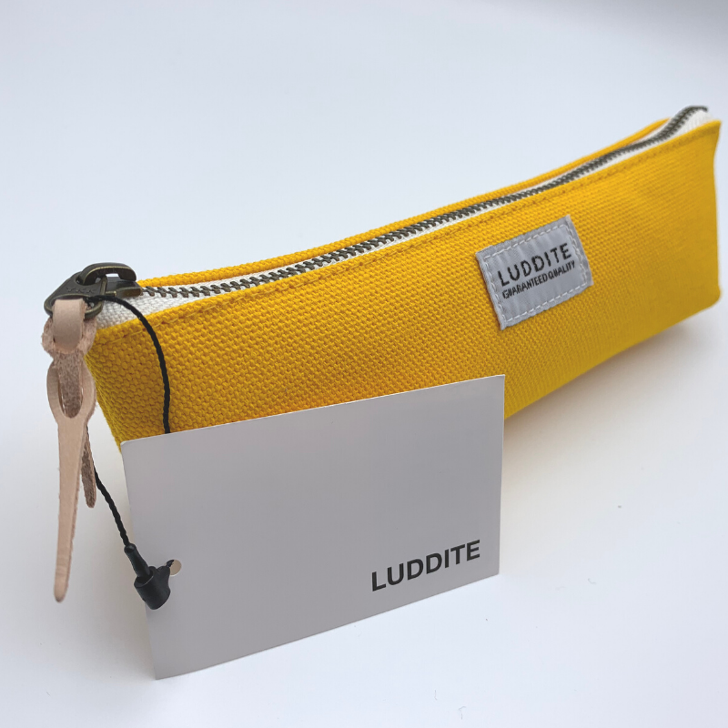 Luddite Boat Pencil Case - Yellow