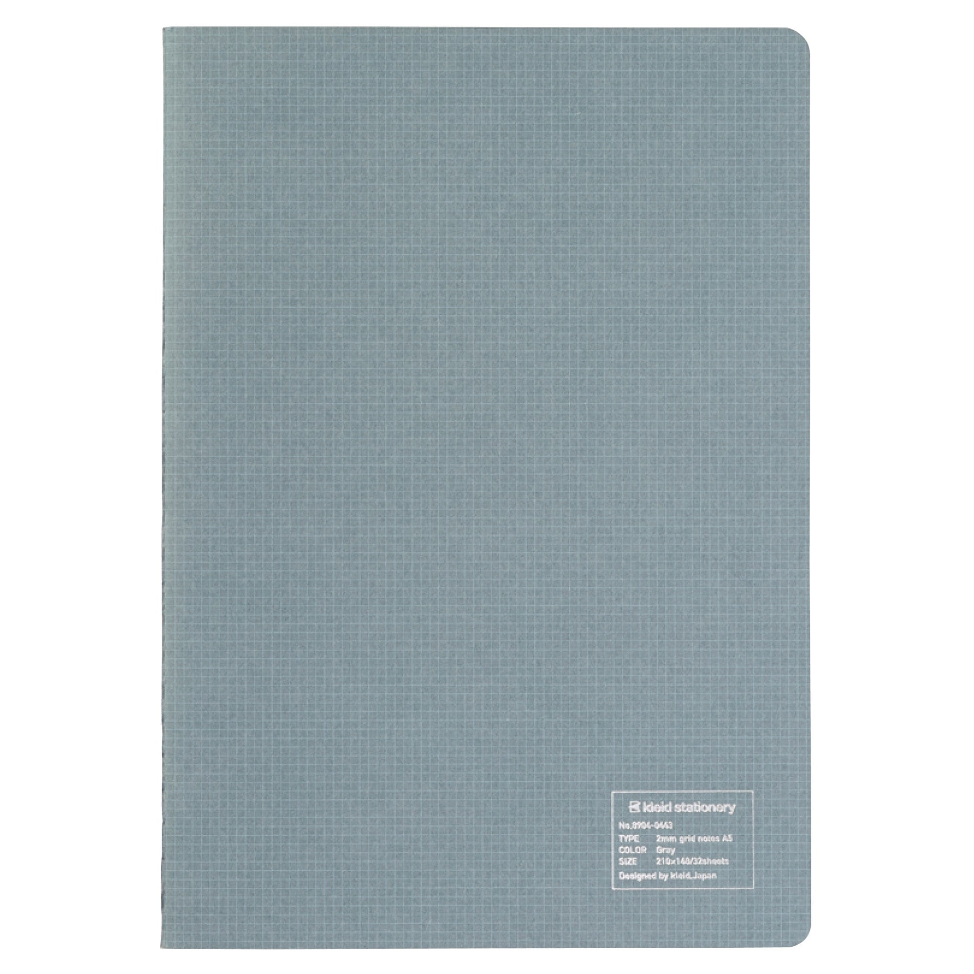 Kleid A5 Grid Notes notebook - Grey