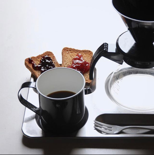 Japanese Coffee Tray - handmade stainless steel